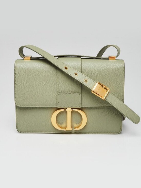 Dior Handbags - Christian Dior Green Calfskin Leather Montaigne 30 Flap Bag
